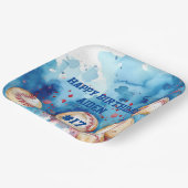 カスタム野球テーマパーティー ペーパープレート (傾斜あり)