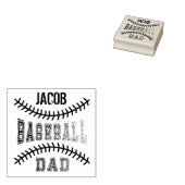 カスタム野球パパ ラバースタンプ (押印)