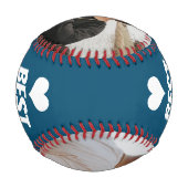 カスタム野球パーソナライズされたの一種を作った 野球ボール (裏面)