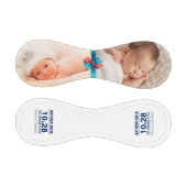 カスタム野球ベビー誕生発表写真 野球ボール (パネル)