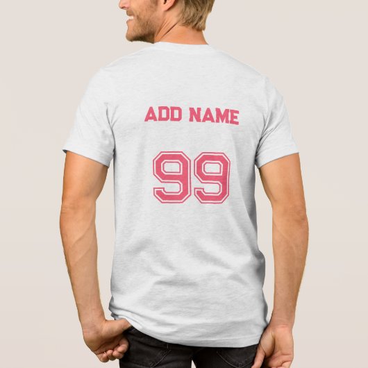 カスタム野球ママ分隊Tシャツ | 完璧な贈り物 トライブレンドＴシャツ (裏面)