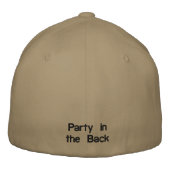 カスタム野球帽 刺繍入りキャップ (裏面)