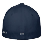 カスタム野球帽 刺繍入りキャップ (裏面)