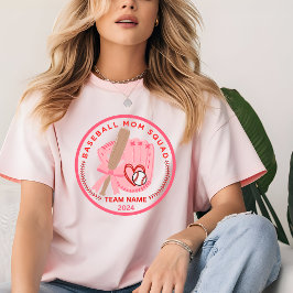 カスタム野球母チーム名 Tシャツ
