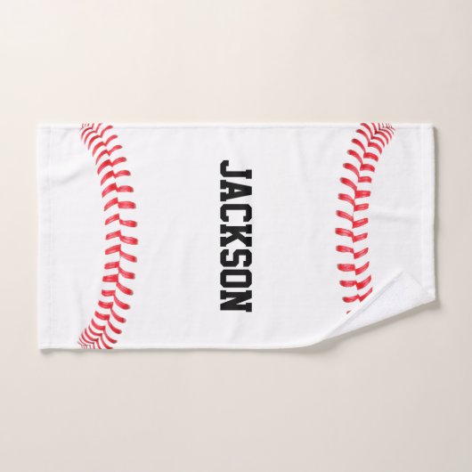 カスタム野球選手の名前、チーム名または文字 ハンドタオル (ハンドタオル)