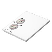 カスタム野球選手 ノートパッド (回転)