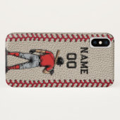 カスタム野球選手 名前・背番号カスタマイズ Case-Mate iPhoneケース (裏面(横))