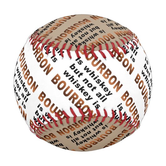 カスタム野球 – ウイスキーがバーボンばかりではない! 野球ボール (正面)