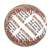 カスタム野球 – ウイスキーがバーボンばかりではない! 野球ボール (正面左)