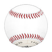カスタム野球 – デザイン独自 野球ボール (裏面)