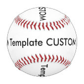 カスタム野球、レギュレーションサイズ、ハンドステッチ 野球ボール (裏面)