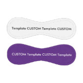 カスタム野球、レギュレーションサイズWHITE & PURPLE 野球ボール (パネル)