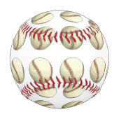 カスタム野球 野球ボール (裏面)