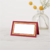 カスタム金ゴールドクラシック付き縁ど色 プレイスカード (正面)