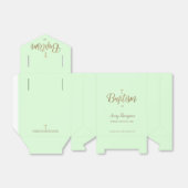 カスタム金ゴールドクロスカプテスマ フェイバーボックス (折り畳みなし)