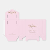 カスタム金ゴールドクロスバプテスマ フェイバーボックス (折り畳みなし)