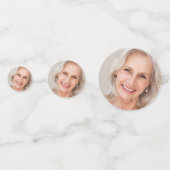 カスタム金ゴールドグリッタードリップ60誕生日 コンフェッティ (裏面)