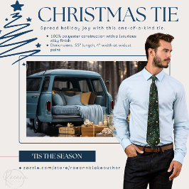 カスタム金ゴールドグリーンとクリスマスネックタイ ネクタイ