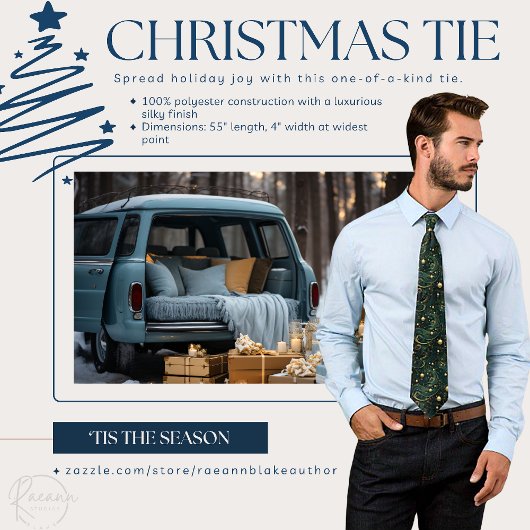 カスタム金ゴールドグリーンとクリスマスネックタイ ネクタイ