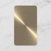 カスタム金ゴールドトーンDJ名刺2018 名刺 (裏面)