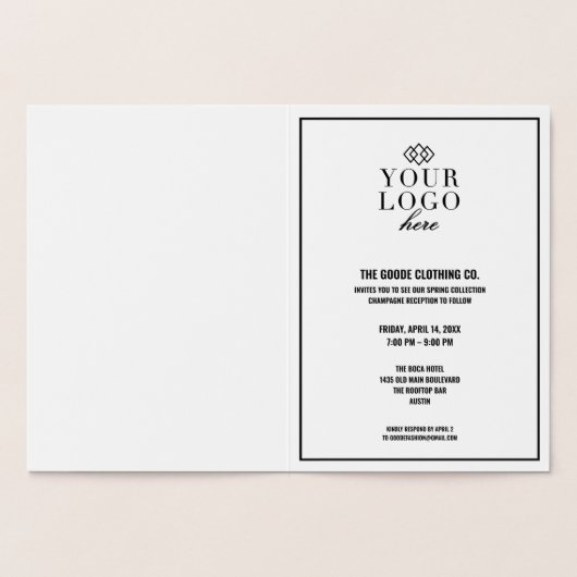 カスタム金ゴールドファッション表示|会社のイベント 箔カード (内部)