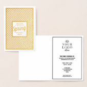 カスタム金ゴールドファッション表示|会社のイベント 箔カード (ディスプレー)