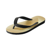 カスタム金ゴールドフェイクグラマラスモダンテンプレート キッズビーチサンダル (アングル)