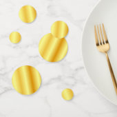 カスタム金ゴールドフェイクメタリックルックモダンテンプレート コンフェッティ (グループ)