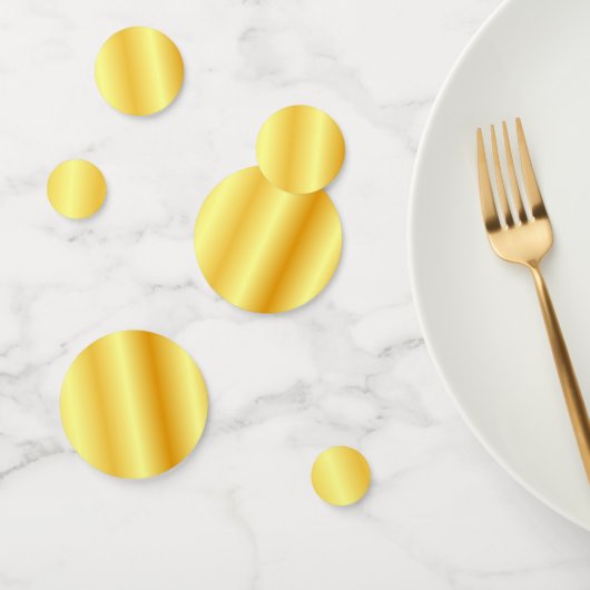 カスタム金ゴールドフェイクメタリックルックモダンテンプレート コンフェッティ (グループ)