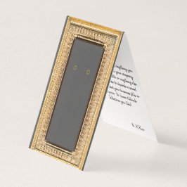 カスタム金ゴールドフレーム自立イヤリング表示カード