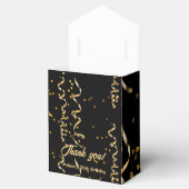 カスタム金ゴールドブラックお願い箱 フェイバーボックス (オープン)