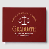 カスタム金ゴールドマルーン法科卒業党 ゲストブック (正面)