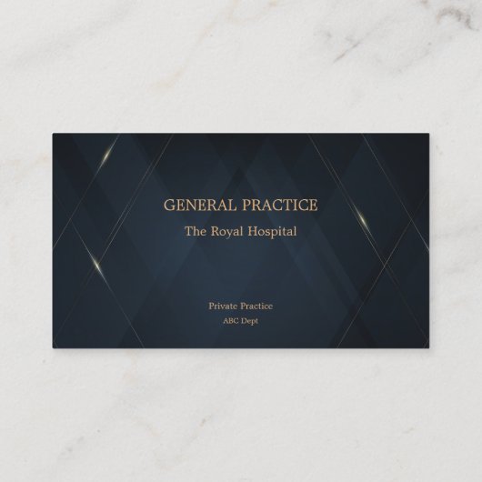 カスタム金ゴールドミニマモダンリストパーソナライズされた 名刺 (裏面)