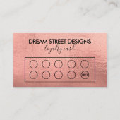 カスタム金ゴールドロイヤリティカード 名刺 (正面)