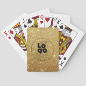 カスタム金ゴールドロゴグリッター遊のカードセット トランプ (裏面)