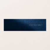 カスタム金ゴールド文字モダンエレガントラグジュアリーフォールド 名刺 (外部フラット)