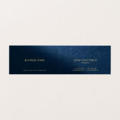 カスタム金ゴールド文字モダンエレガントラグジュアリーフォールド 名刺 (内部フラット)