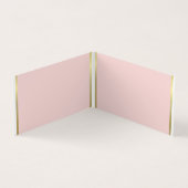 カスタム金ゴールド赤面ピンクホワイトテンプレートプロフェッショナル 名刺 (内部)