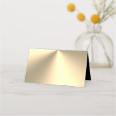 カスタム金ゴールド金属高級結婚座席表 プレイスカード (裏面)