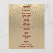 カスタム金ゴールド-グリッター – メニュー (裏面)