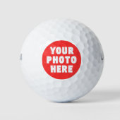 カスタム金ゴールド ゴルフボール (正面)