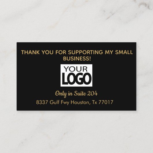 カスタム金ゴールド&ホットピンクのメイクアップアーティスト 名刺 (裏面)