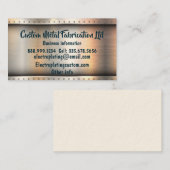 カスタム金属加工株式会社 名刺 (正面/裏面)