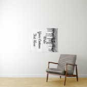 カスタム銀周年記念写真ブース背景 タペストリー (インサイチュ(横))