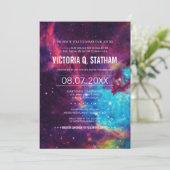 カスタム銀河系バルミツワーパーティー招待状 招待状 (スタンド正面)