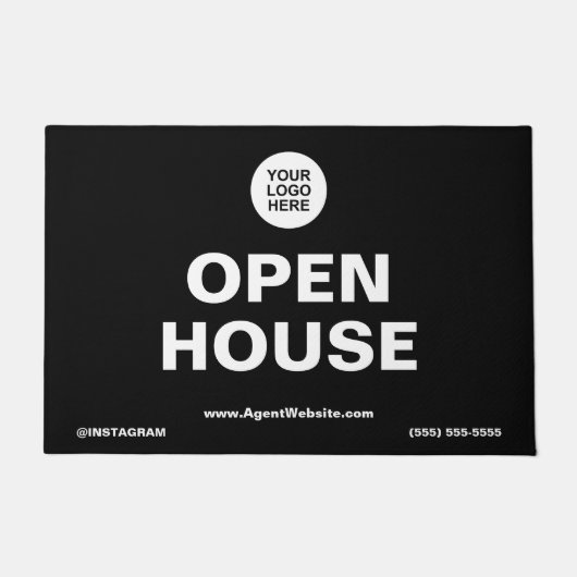 カスタム開きホース形式 ドアマット (正面)