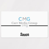 カスタム防水の製品ラベル ラベル (デザイン2)