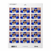 カスタム院写真パーソナライズされた差出人住所 ラベル (フルシート)