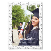 カスタム院写真名卒業パーティーポスター フォトプリント            (正面)