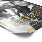 カスタム院写真名卒業パーティーポスター フォトプリント            (角)